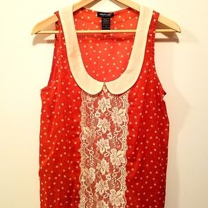 Copper/Rust Sleeveless Blouse